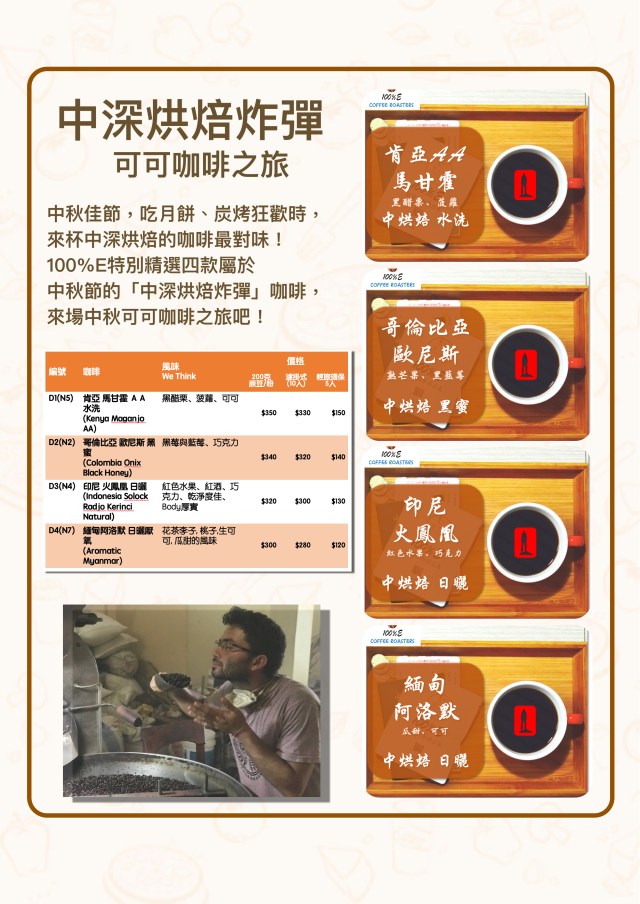 中深烘焙炸彈海報設計